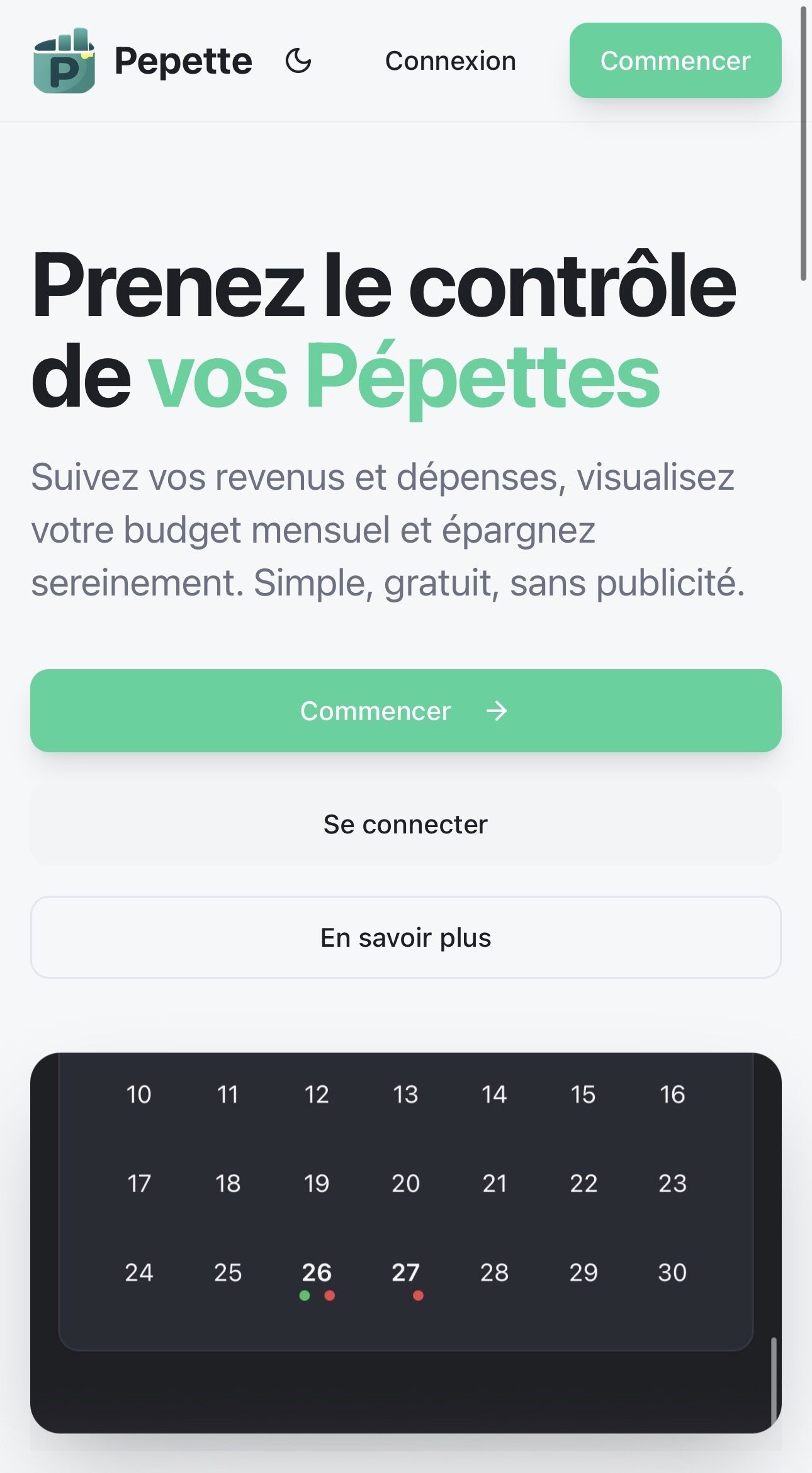 Pepette screenshot